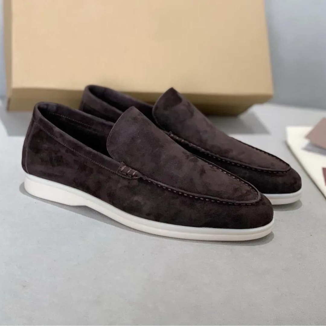 DELACROIX | Mocassins en suède élégant