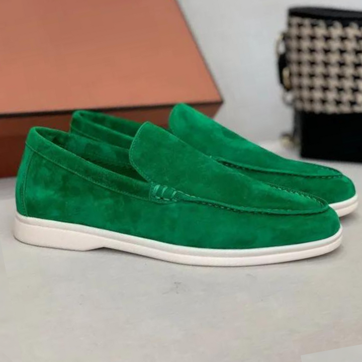 DELACROIX | Mocassins en suède élégant