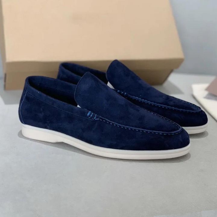 DELACROIX | Mocassins en suède élégant