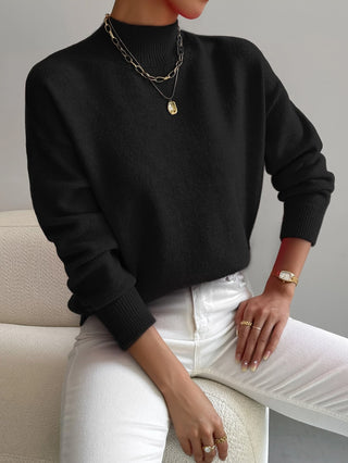 Léa | Pull Col Montant Doux