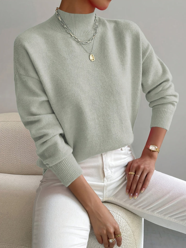 Léa | Pull Col Montant Doux
