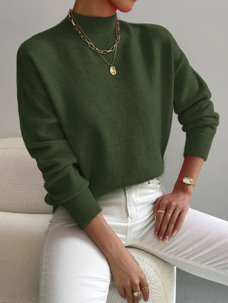 Léa | Pull Col Montant Doux