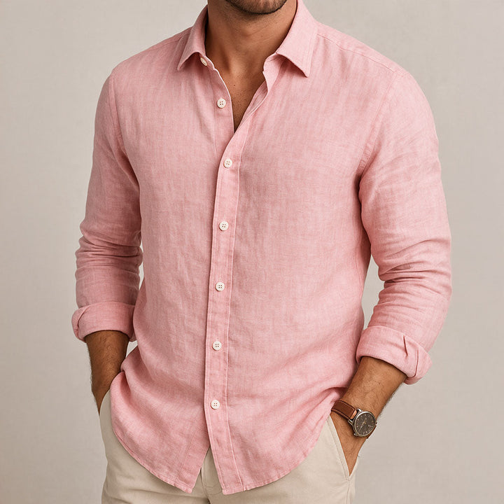 VALLURE | CHEMISE ESSENTIELLE EN LIN POUR HOMME