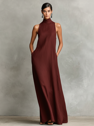Caterina | Robe longue minimaliste
