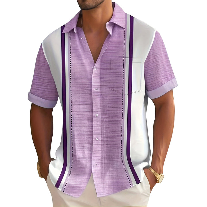 Gabriel | Chemise Rayée Élégante