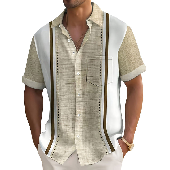 Gabriel | Chemise Rayée Élégante