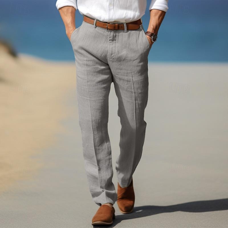 DELACROIX | PANTALON HOMME LUXE EN LIN PREMIUM