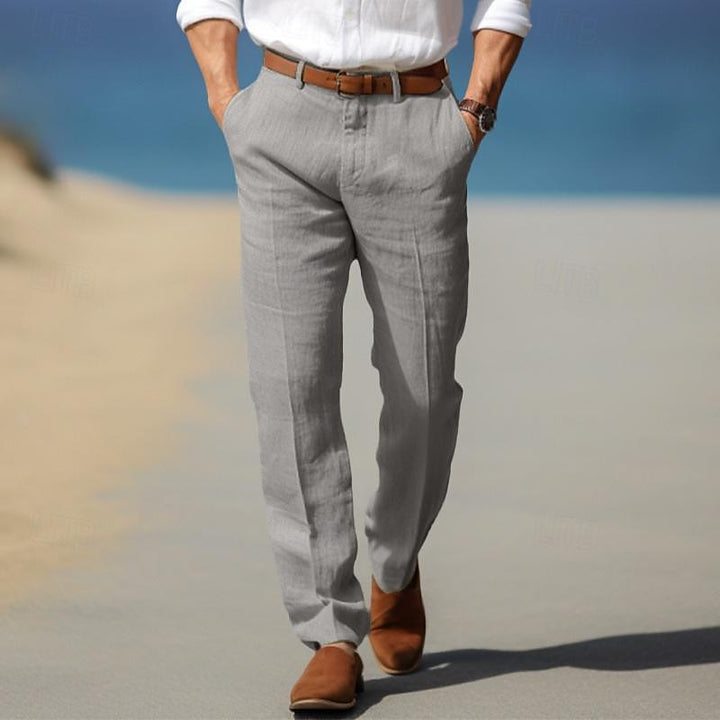 DELACROIX | PANTALON HOMME LUXE EN LIN PREMIUM