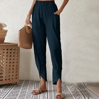 Essari - Pantalon à Ourlet Fendu